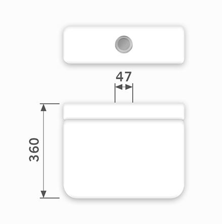 Linha Diamantina - 47 x 360 mm (Acionamento Superior)